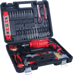 IBELL Professional 500RE Impact Drill Tool Kit | 650W Copper Motor | 13mm Chuck | 101-Piece Home & DIY Accessories Set | Variable Speed up to 2800 RPM | Durable Carry Case- 6 Months Warranty